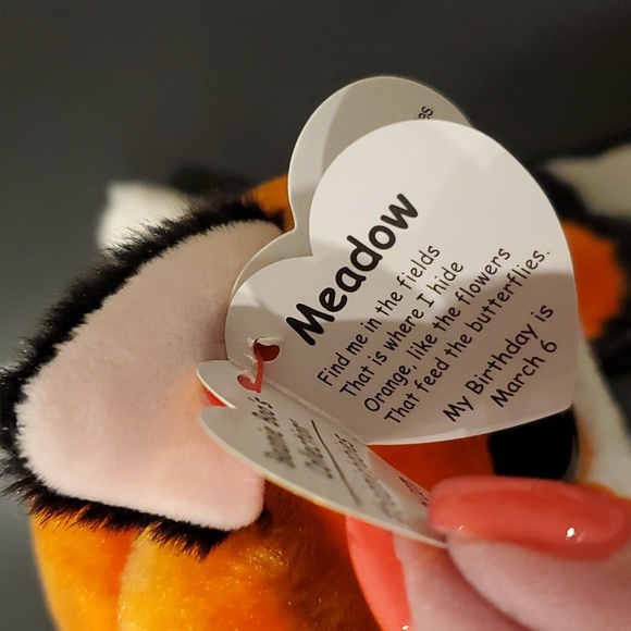✨️GIFTED in Bundle✨️- NWT- Meadow Red Fox Ty Beanie Boos - Picture 3 of 5